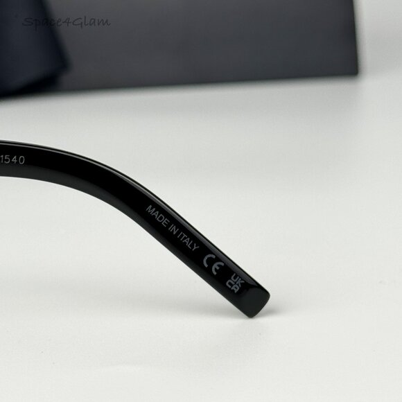 NEW Saint Laurent SLM124 OPT 001 Black Demo Cat Eye Unisex Eyeglasses - Picture 7 of 10